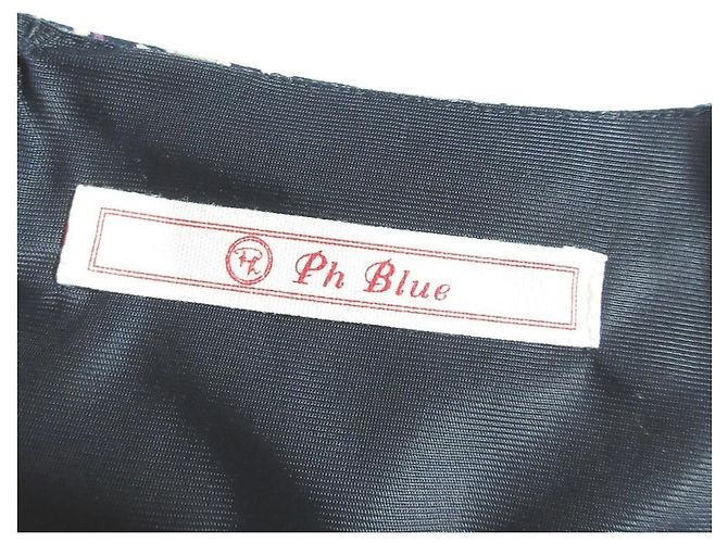 Autre Marque Ph Kleid mit blauem Blumenprint Lila - Ansicht 5