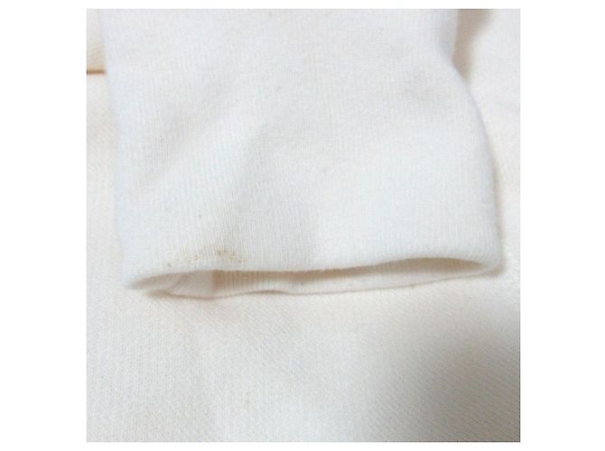 Autre Marque John Elliott Sweatshirt mit Reißverschluss am Saum Weiß Aus weiß - Ansicht 14