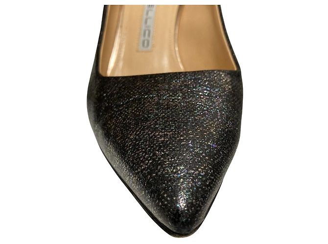 Autre Marque Décolleté glitter PELLICO ANDREA Rosa Blu Blu navy - vista 6