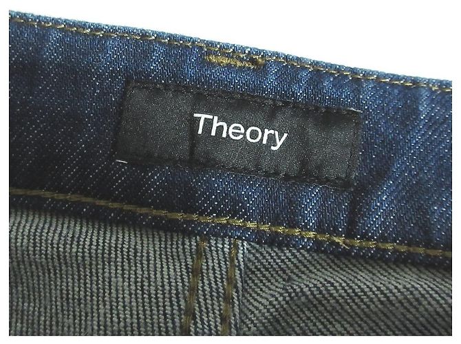 Theory CLASSIC ST DENIM BOYFRIEND ST JEAN Pantalones vaqueros Azul - vista 4