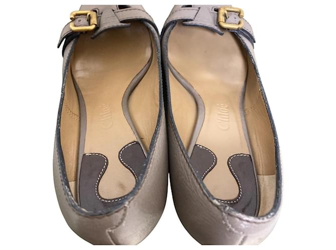 Chloé Chloe Lederpumps Braun - Ansicht 6