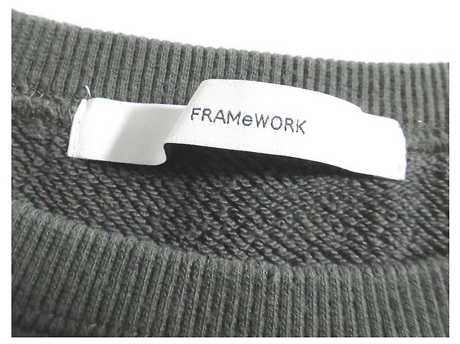 Autre Marque Moletom de algodão FRAMeWORK haru Collaboration Marrom - vista 5
