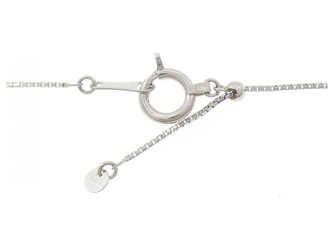 Autre Marque Collana in Diamante Pt900 K18YG Pt850 Argento - vista 5