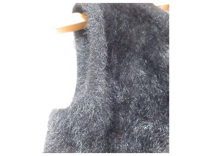 Autre Marque Gilet en maille bouclée BLENHEIM Noir - vue 4
