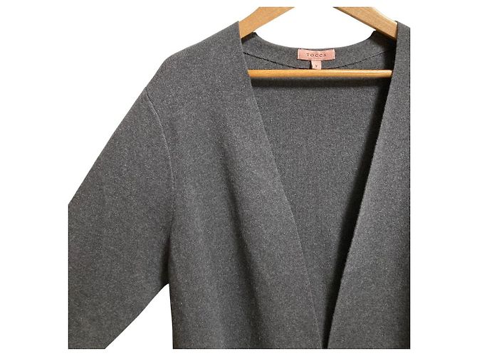 Autre Marque Langer Strickcardigan aus Kaschmir-Mischung TOCCA Braun - Ansicht 3