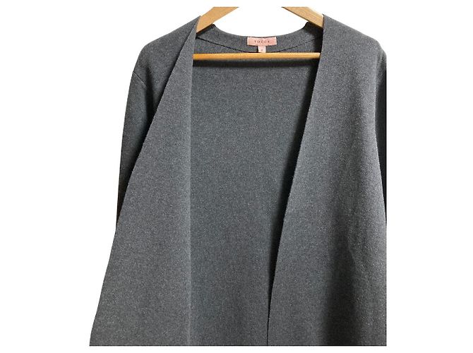 Autre Marque Langer Strickcardigan aus Kaschmir-Mischung TOCCA Braun - Ansicht 4