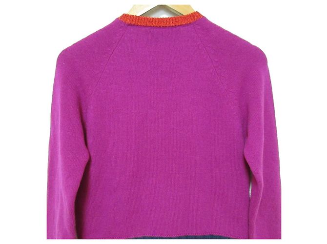 Gucci Strawberry Bijou Web Line Strickware Lila - Ansicht 4