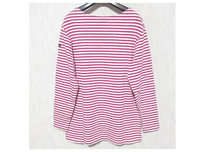 Autre Marque Camiseta de algodón a rayas Le Minor Blanco Púrpura - vista 2