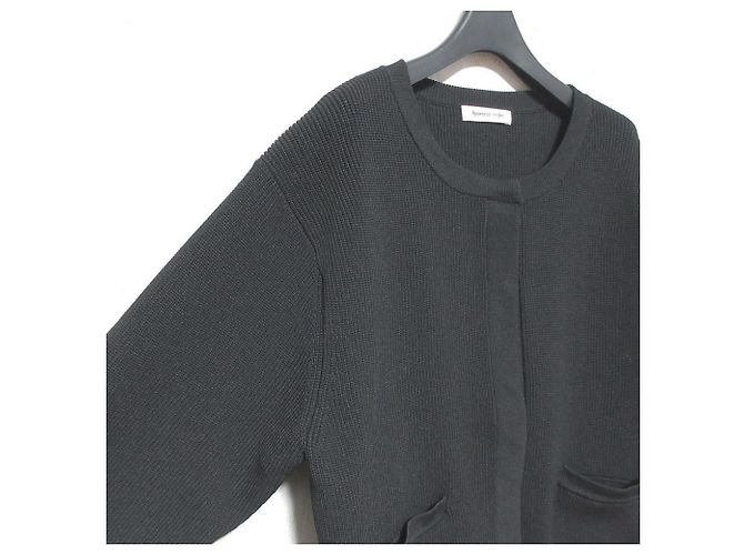Autre Marque Cardigan in maglia Apuweiser-riche Nero - vista 3