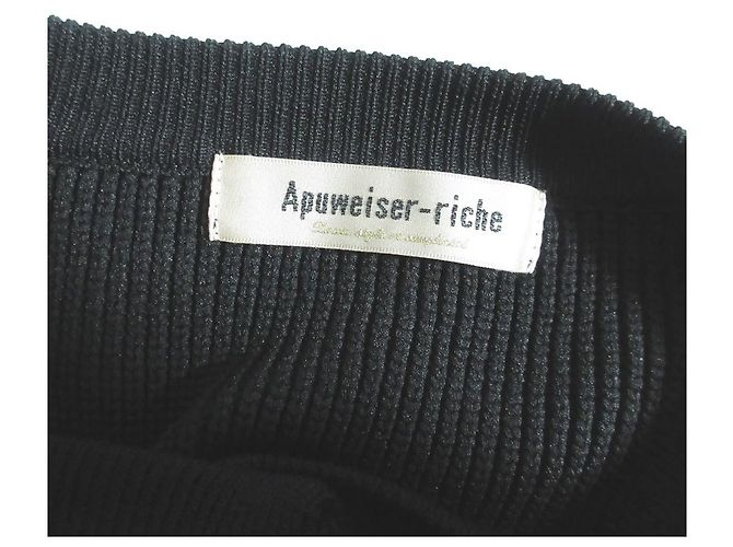 Autre Marque Cardigan in maglia Apuweiser-riche Nero - vista 4