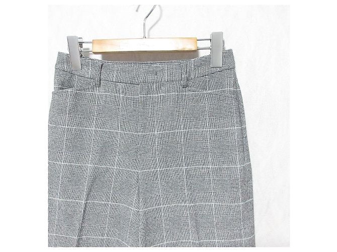 Autre Marque Glen Check Hose la.f... Braun - Ansicht 3