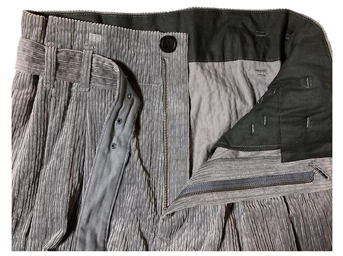 Autre Marque Pantalones Sarouel Anchos de Pana pas de calais Castaño - vista 3