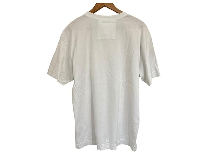 Camiseta de algodón con bordado de bolsillo Givenchy Blanco - vista 2