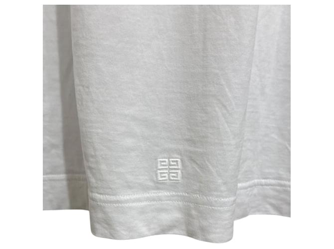 Camiseta de algodón con bordado de bolsillo Givenchy Blanco - vista 4