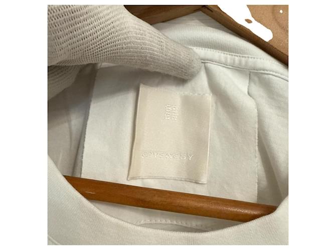 Camiseta de algodón con bordado de bolsillo Givenchy Blanco - vista 5