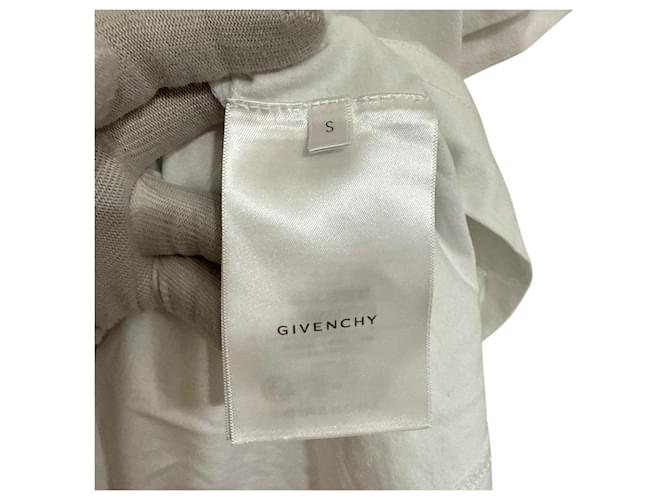 Camiseta de algodón con bordado de bolsillo Givenchy Blanco - vista 6