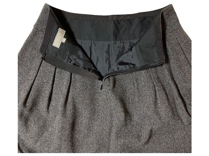 Autre Marque Falda de tweed de espiga MARGARET HOWELL Castaño - vista 3