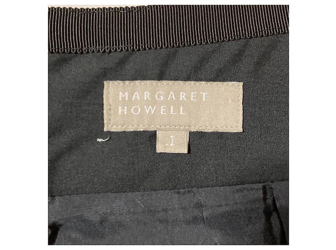 Autre Marque Falda de tweed de espiga MARGARET HOWELL Castaño - vista 4