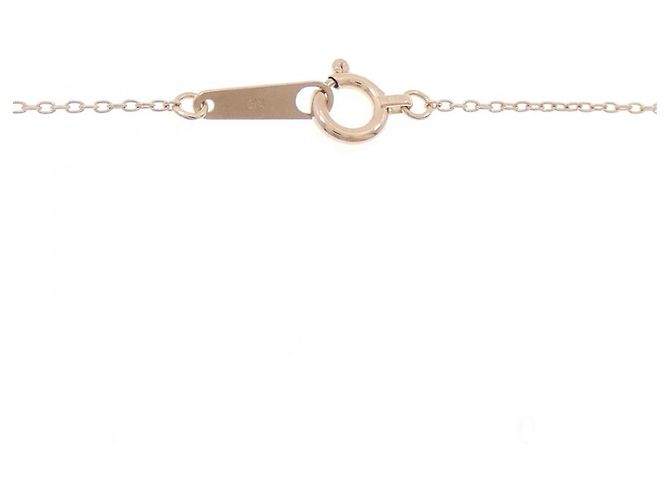 Autre Marque Collana in oro rosa K10 e diamanti - vista 5