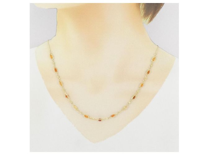 Autre Marque Au750 Opal Necklace Golden - view 5