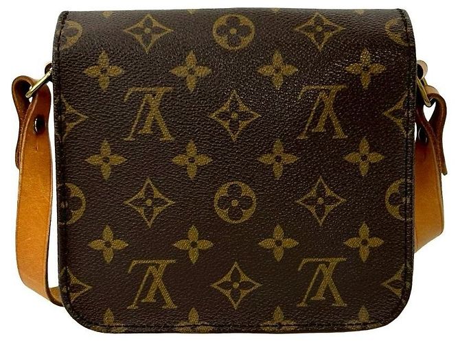 Cartouchiere Borsa a tracolla piccola Louis Vuitton Monogram Marrone - vista 4