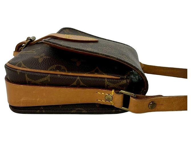 Cartouchiere Borsa a tracolla piccola Louis Vuitton Monogram Marrone - vista 7