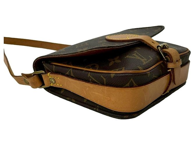 Cartouchiere Borsa a tracolla piccola Louis Vuitton Monogram Marrone - vista 8