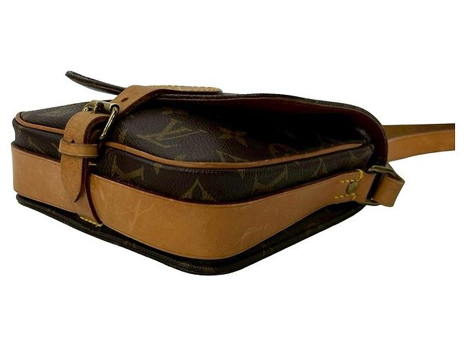 Cartouchiere Borsa a tracolla piccola Louis Vuitton Monogram Marrone - vista 9