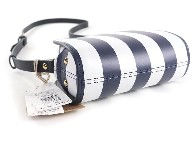 Apc A.P.C. sac demi-lune borsa a tracolla in pelle Blu - vista 4