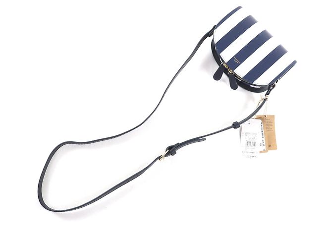Apc A.P.C. sac demi-lune borsa a tracolla in pelle Blu - vista 8