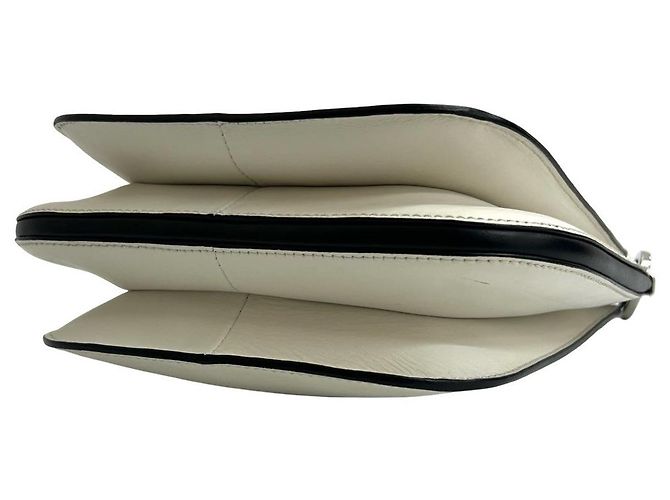 Bolso 2way de cuero Prada Negro Blanco - vista 9