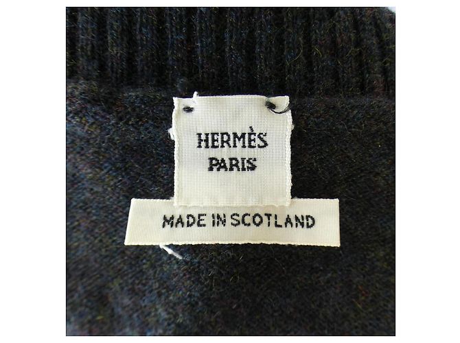 Hermès Hermes Kaschmirstrick 34 Schwarz - Ansicht 4