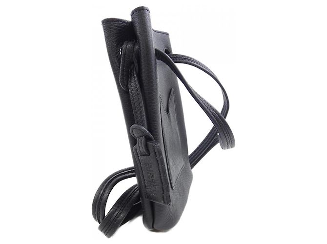 Autre Marque Bolso de hombro de cuero HIROFU Negro - vista 2