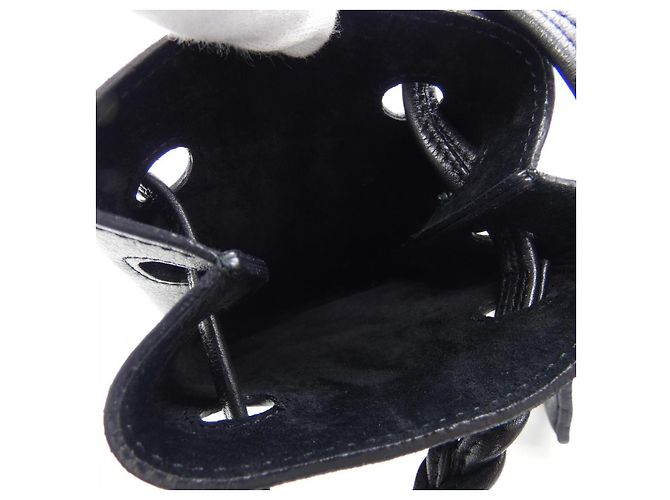 Autre Marque Bolso de hombro de cuero HIROFU Negro - vista 6