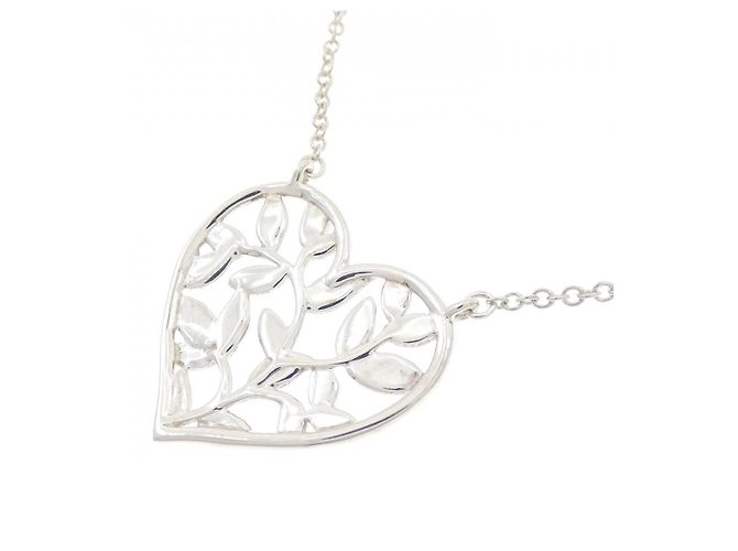 Tiffany & Co Collana Tiffany Olive Leaf in argento 925 - vista 4