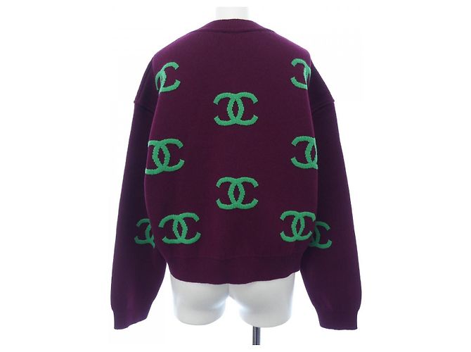 Chanel Kaschmir-Strickware Rot - Ansicht 2