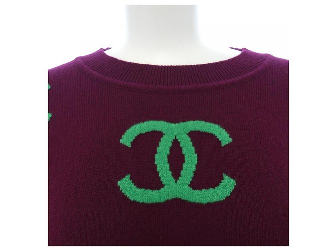 Chanel Kaschmir-Strickware Rot - Ansicht 6