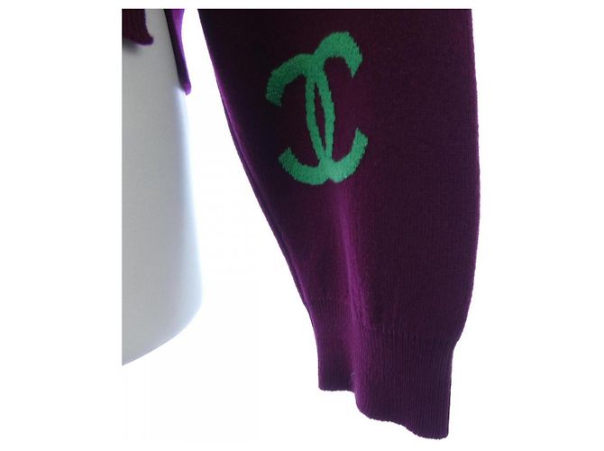 Chanel Kaschmir-Strickware Rot - Ansicht 7