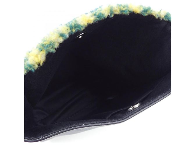 Marni MUSEO Tasche Schwarz Grün - Ansicht 6