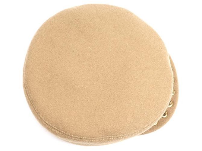 Hermès Hermes Vauban Sailor Wollkappe Beige - Ansicht 3