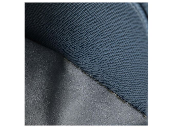 Autre Marque Cartera larga de cuero Windsor Grain Globe-Trotter Azul Azul marino - vista 6