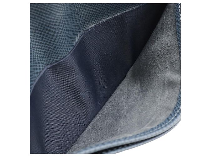 Autre Marque Cartera larga de cuero Windsor Grain Globe-Trotter Azul Azul marino - vista 7