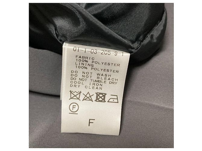 Autre Marque Langes Kleid Blanc Bleu Minuit Grün Olivgrün - Ansicht 10