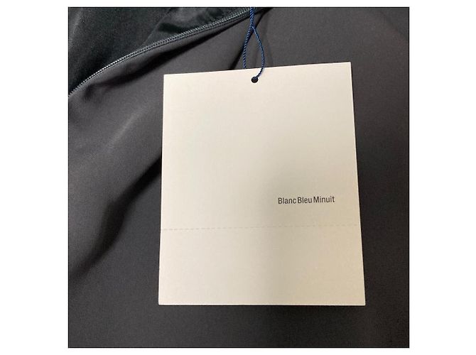 Autre Marque Langes Kleid Blanc Bleu Minuit Grün Olivgrün - Ansicht 9