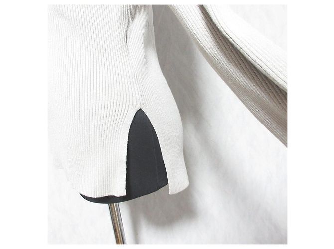 Autre Marque Jusglitty Simple Rib Knit Beige - vista 5