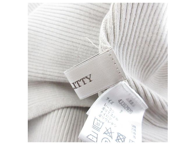Autre Marque Jusglitty Simple Rib Knit Beige - vista 7
