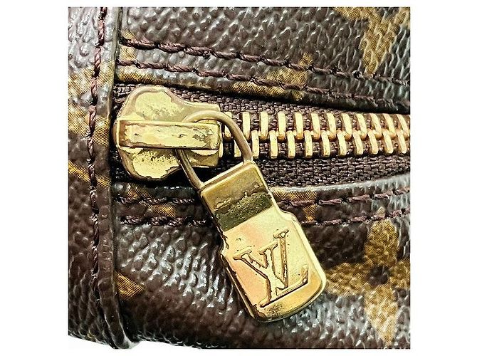 Borsa a tracolla Louis Vuitton Trocadero27 Monogram Marrone - vista 5