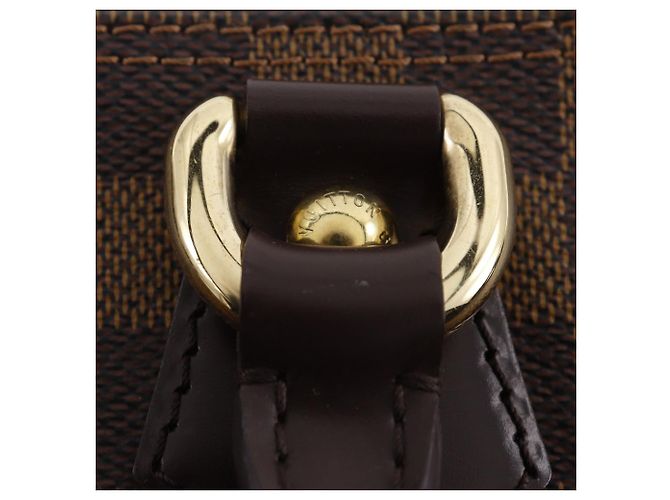 Borsa Tote Louis Vuitton Saleya PM Damier Canvas Marrone - vista 17