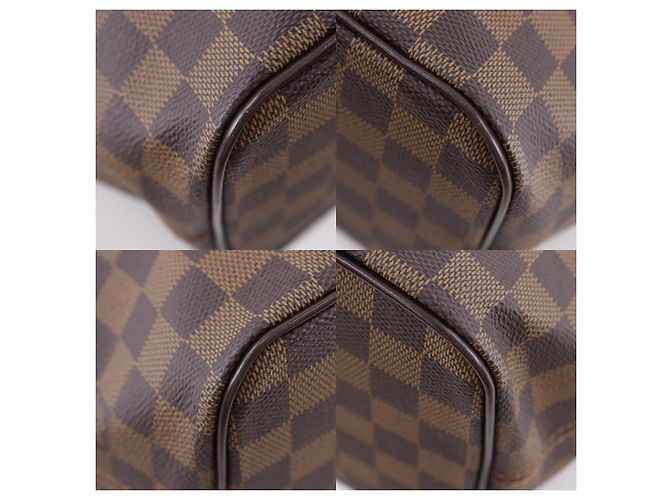 Borsa Tote Louis Vuitton Saleya PM Damier Canvas Marrone - vista 4