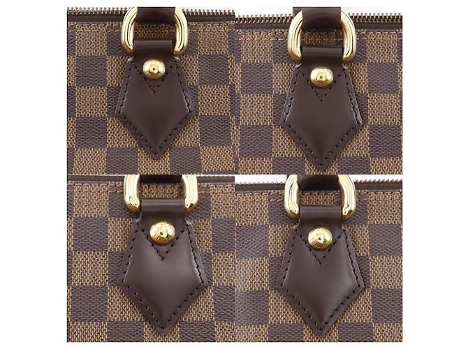 Borsa Tote Louis Vuitton Saleya PM Damier Canvas Marrone - vista 8